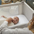 Shnuggle Air Lite Bedside Crib with Mattress- Taupe